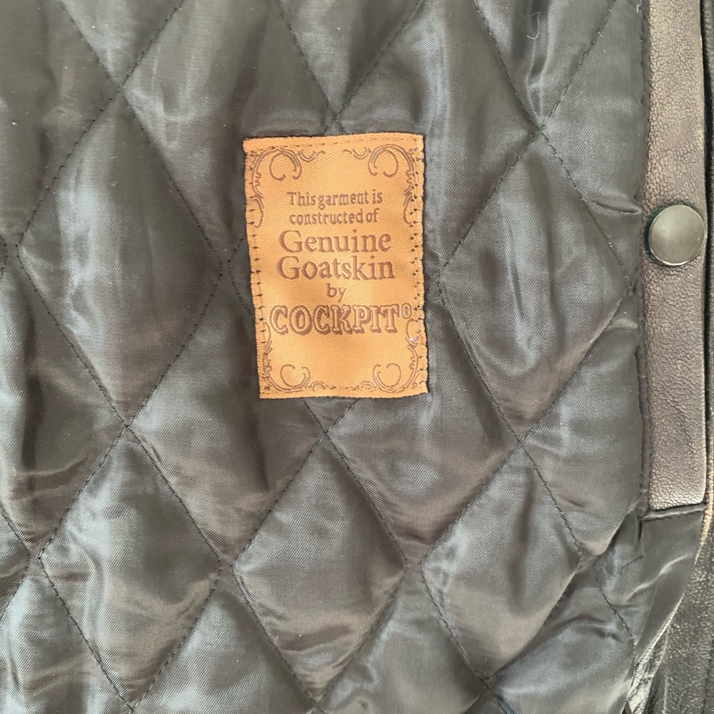 Men’s goatskin jacket